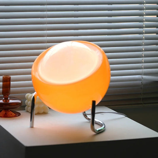 Vivolux | Tischlampe aus Glas im Bauhaus-Stil für künstlerische Atmosphäre