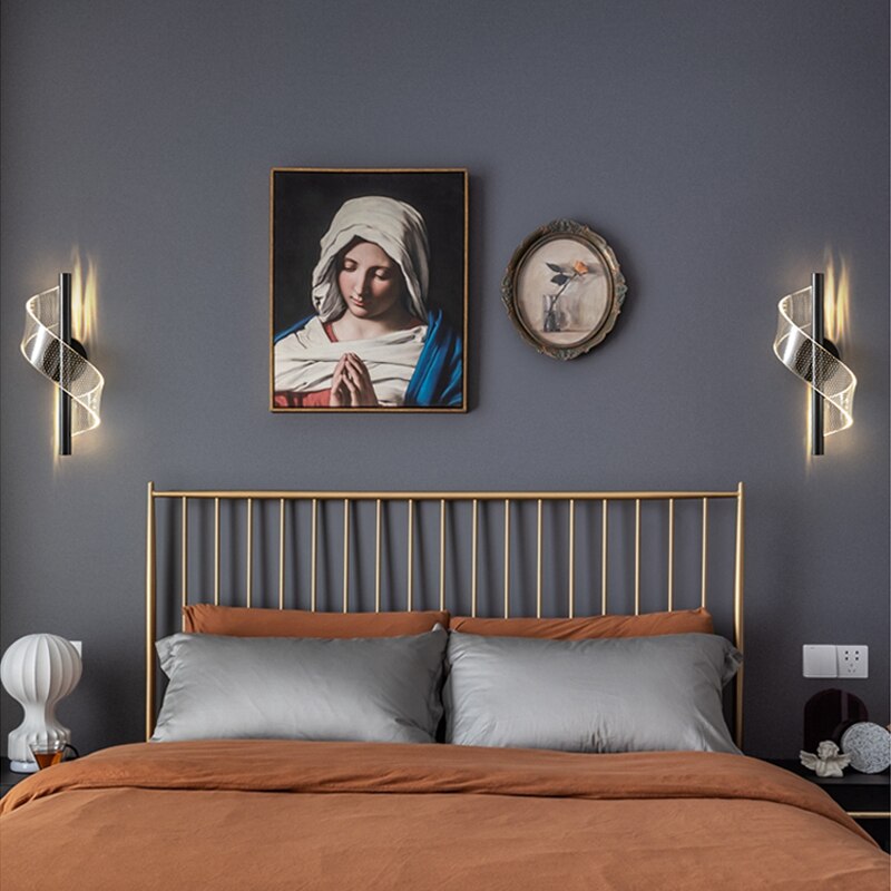 Vivolux | Luxus Glas Wandlampe mit Kerzenhalter