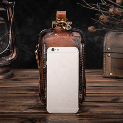 Echt Leder Herren Hüfttasche