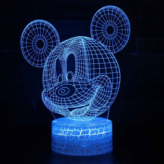 Vivolux | 3D Lampe Kopf von Mickey