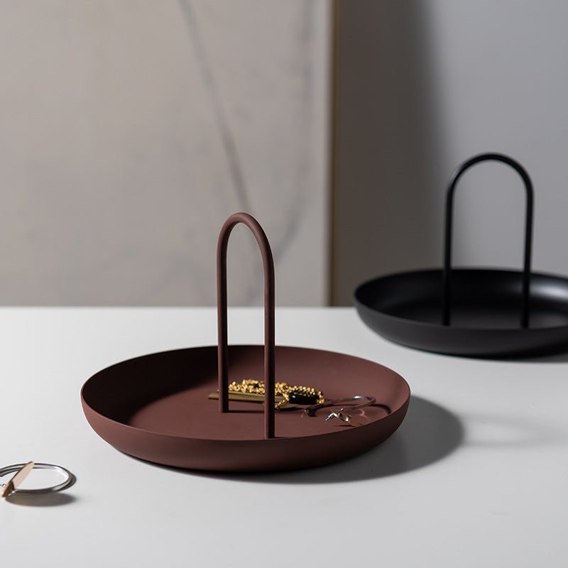 Vivolux | Minimalistisches, rundes, dekoratives Tablett
