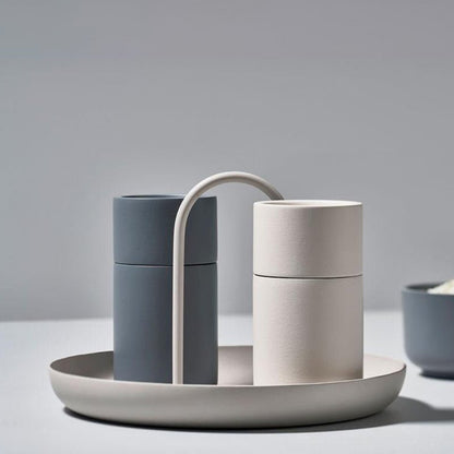 Vivolux | Minimalistisches, rundes, dekoratives Tablett