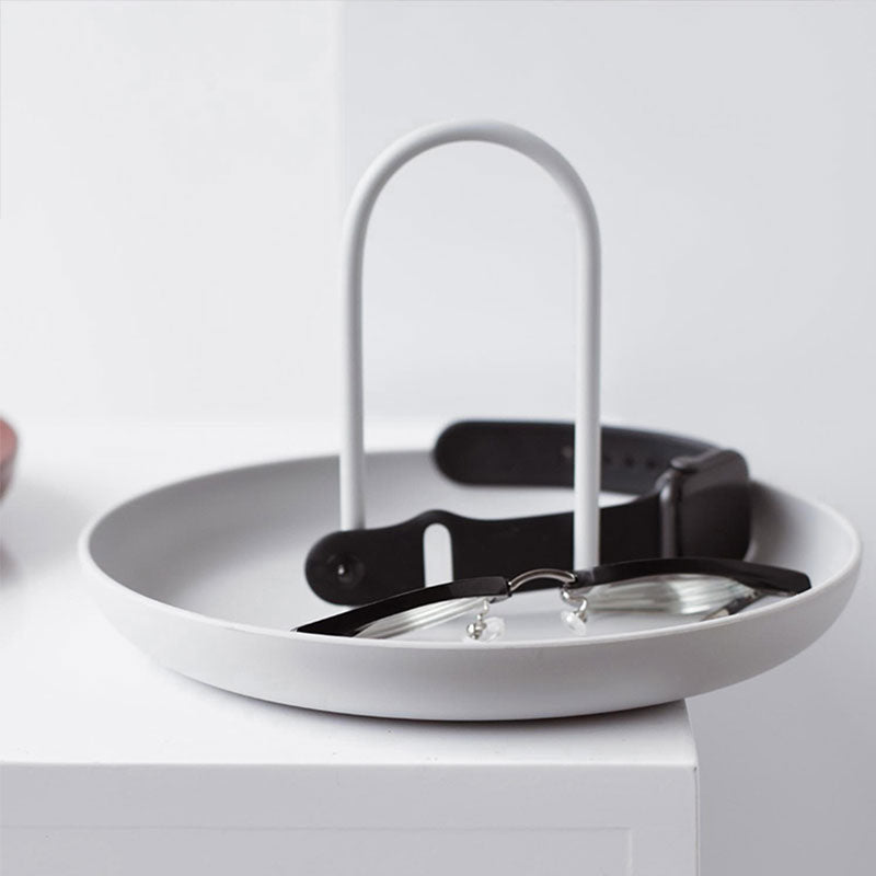 Vivolux | Minimalistisches, rundes, dekoratives Tablett