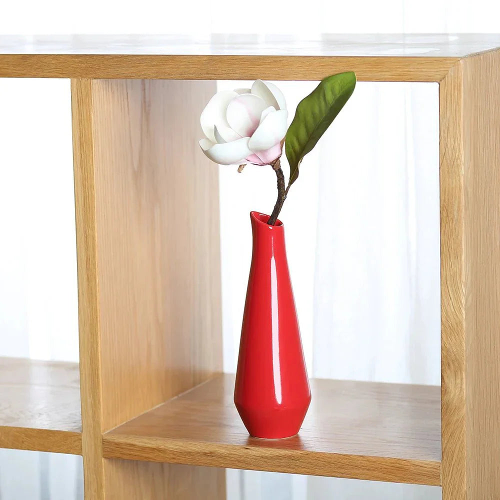 Vivolux | Moderner Heller Unifarbener Porzellanvase