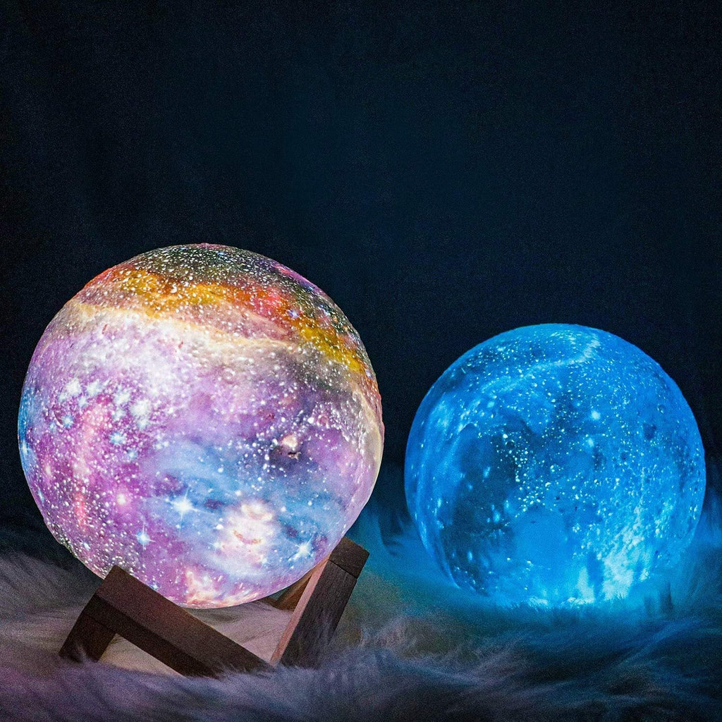 Vivolux | Skandinavische Mondlampe | 16 Farben | Mit Fernbedienung - Sky