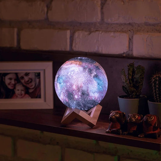 Vivolux | Skandinavische Mondlampe | 16 Farben | Mit Fernbedienung - Sky