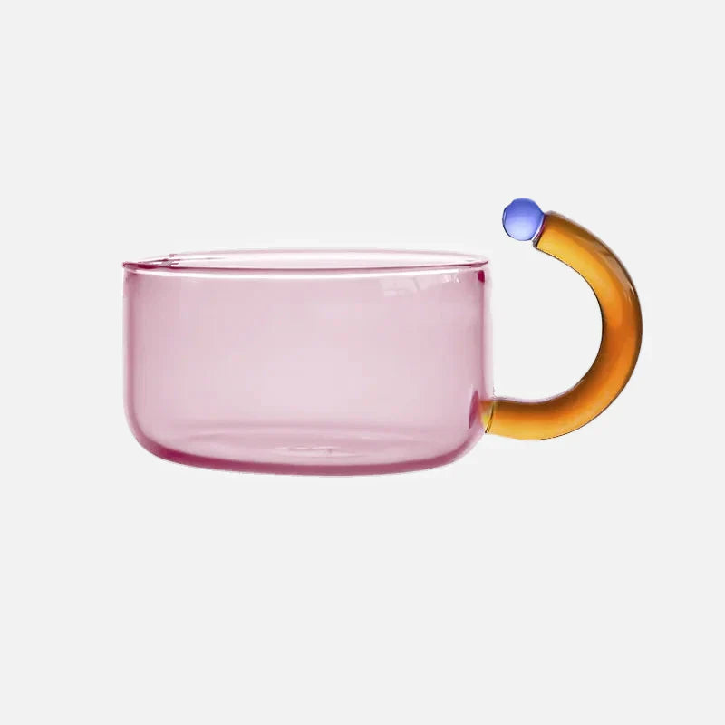 Vivolux | Farbe Bloom Glas Teekanne & Tassen Set
