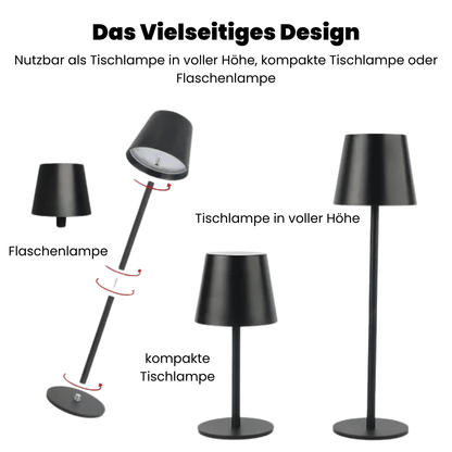 Vivolux | LED Tischlampe – Kabellos, Touch-Bedienung & Dimmbares Licht