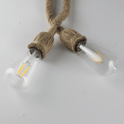 Vivolux | Vintage Hanfseil Pendelleuchte