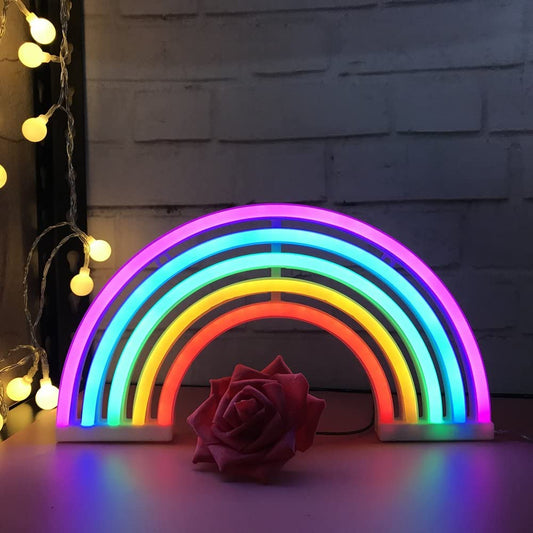 Vivolux | Neon Regenbogen Schild