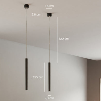 Vivolux | RayAura Minimalistische LED Pendelleuchte | Modernes Design | Elegante Deckenlampe für Wohnzimmer & Büro