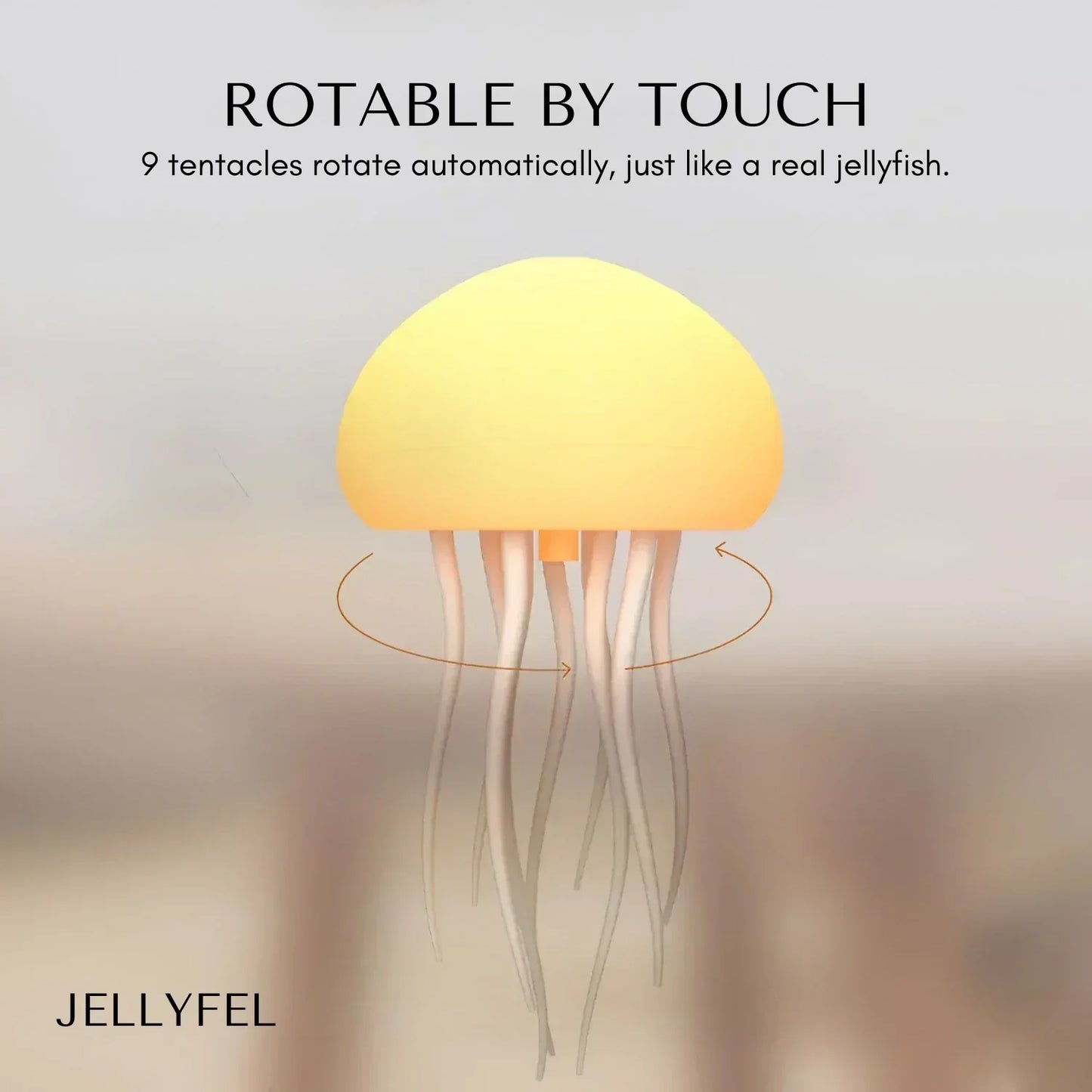 Vivolux | Original JellyBeat | Smarte bunte LED tanzende Quallenlampe