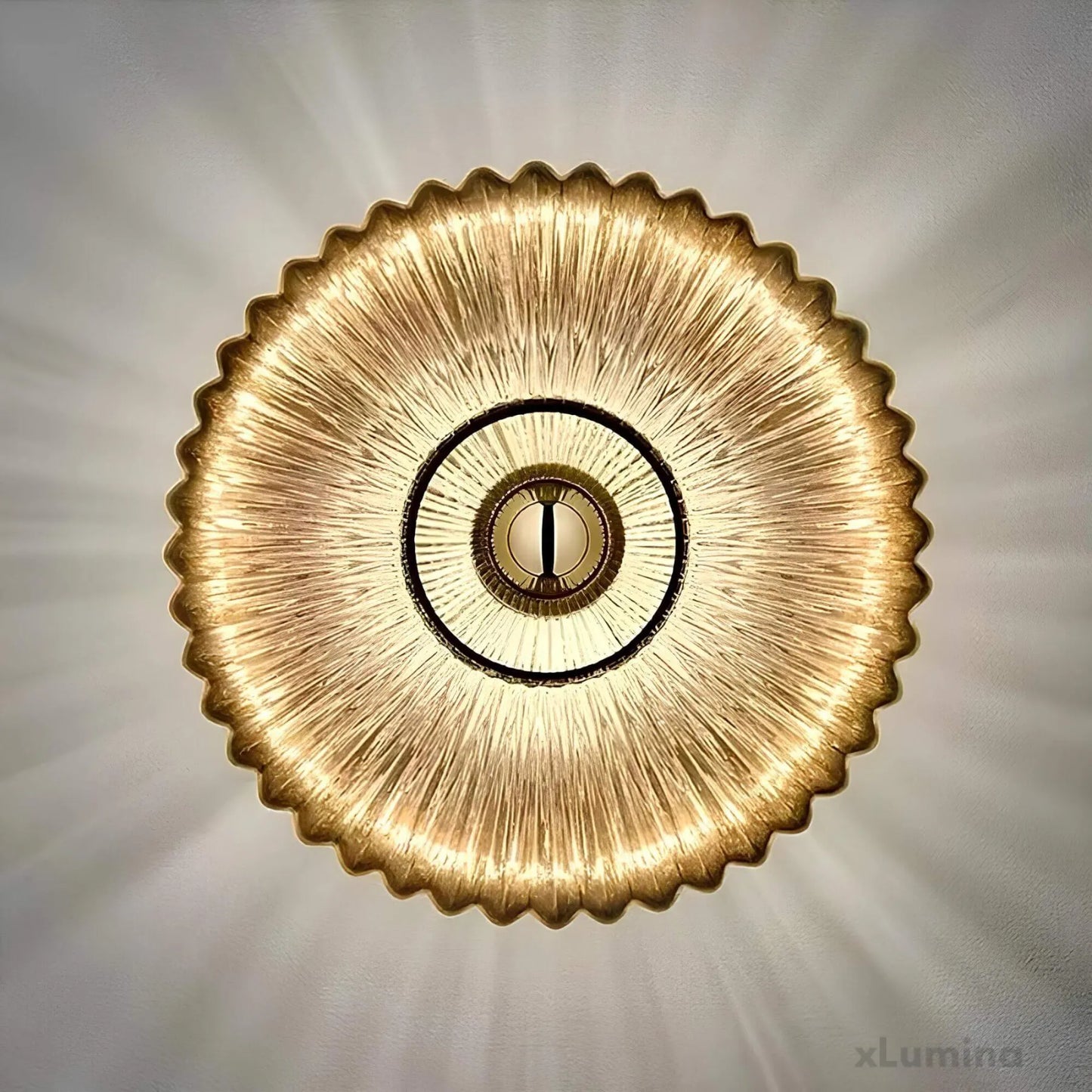 Vivolux | – Glas mit welligem Licht wandleuchte