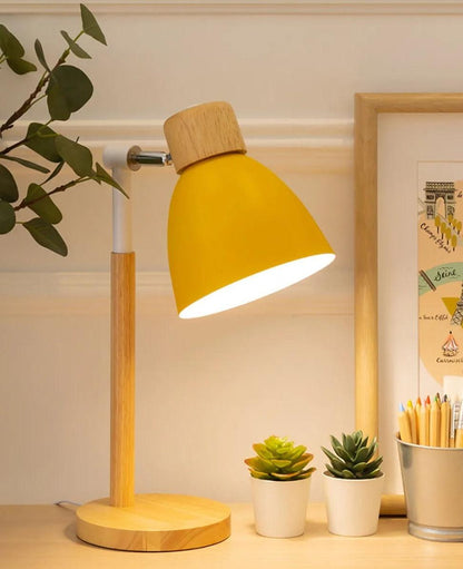 Vivolux | Nordische Tischlampe | Holz, Eisen