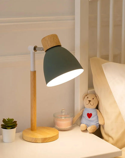 Vivolux | Nordische Tischlampe | Holz, Eisen
