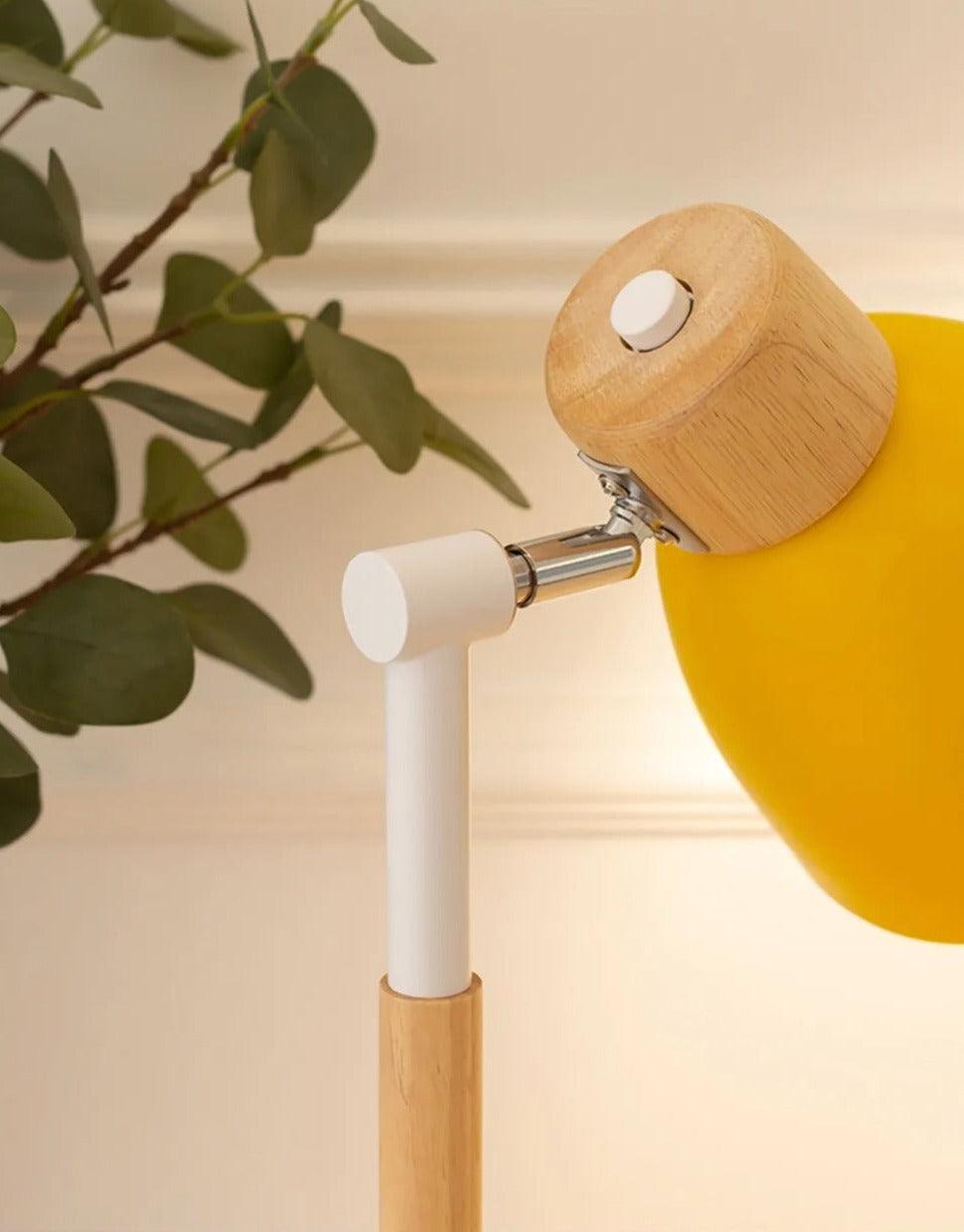 Vivolux | Nordische Tischlampe | Holz, Eisen