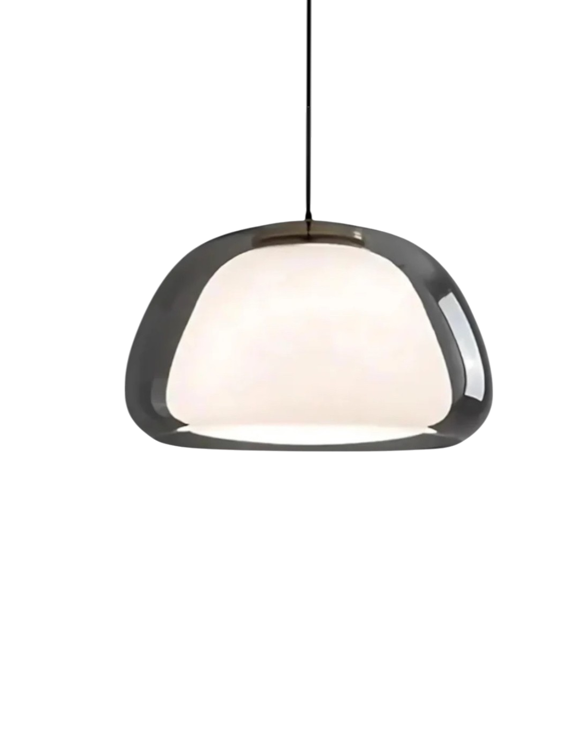 Vivolux | Elegante Lampe in Form einer Glaskuppel mit Kristallakzent