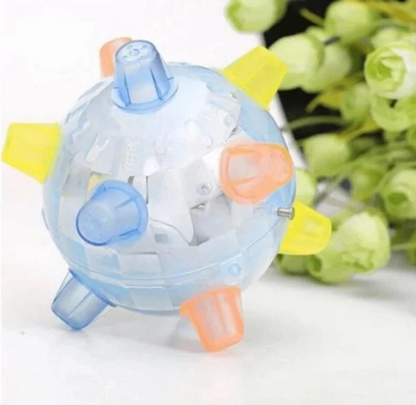 Vivolux | Hundespielzeug LED springender interaktiver Ball Gummi