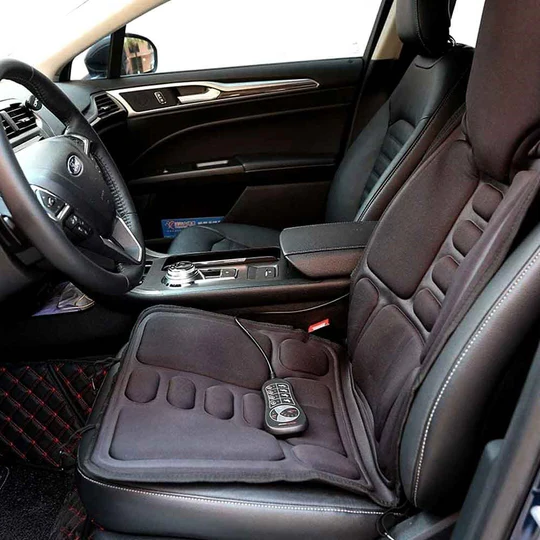 Vivolux | 8 Mode Massagesitzauflage mit beheiztem Rücken-Nacken-Kissen für Auto & Zuhause