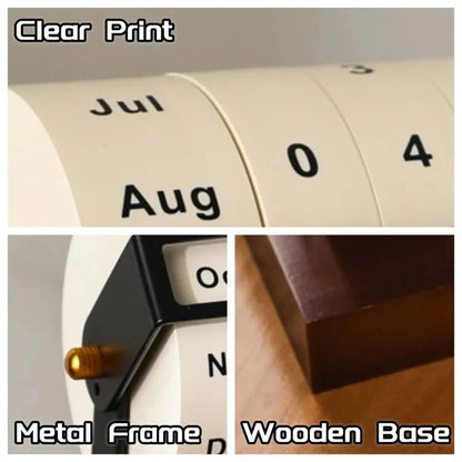 Vivolux | Immerwährender Rad Tischkalender