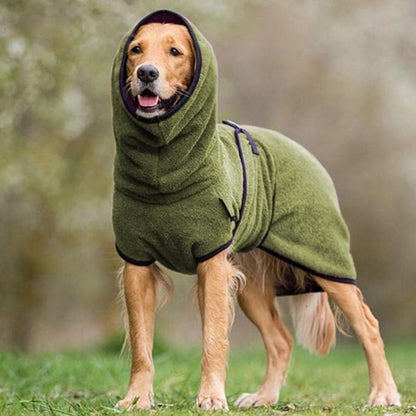 Vivolux | CozyPaws - Fleece-Hundejacke mit Kapuze für Wärme und Komfort