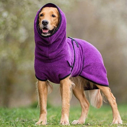 Vivolux | CozyPaws - Fleece-Hundejacke mit Kapuze für Wärme und Komfort