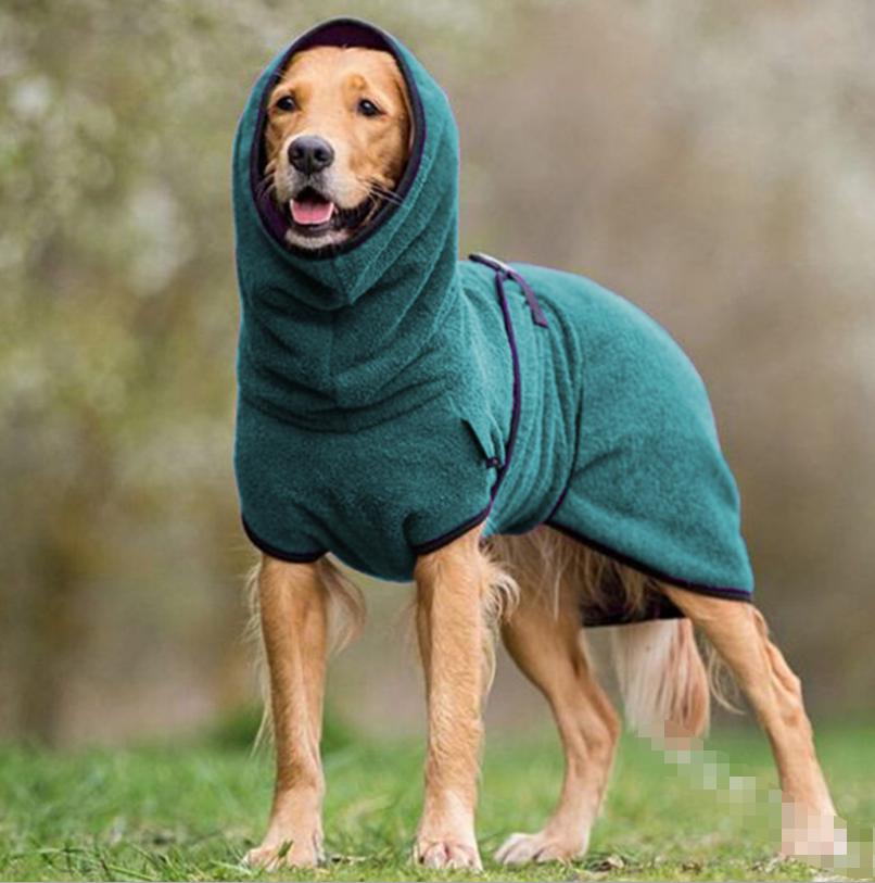 Vivolux | CozyPaws - Fleece-Hundejacke mit Kapuze für Wärme und Komfort