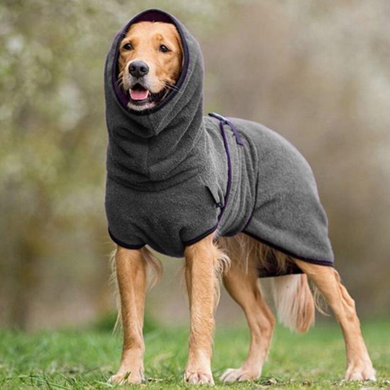 Vivolux | CozyPaws - Fleece-Hundejacke mit Kapuze für Wärme und Komfort