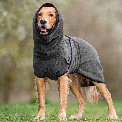 Vivolux | CozyPaws - Fleece-Hundejacke mit Kapuze für Wärme und Komfort