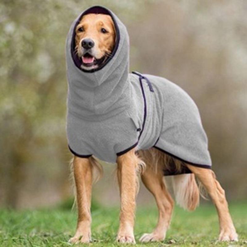 Vivolux | CozyPaws - Fleece-Hundejacke mit Kapuze für Wärme und Komfort