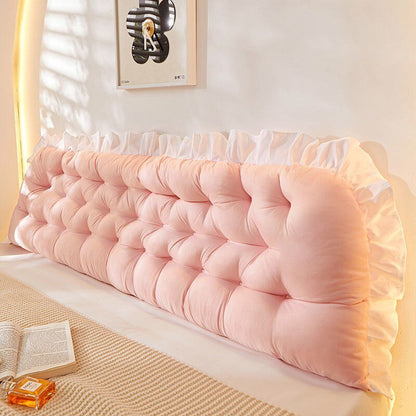 Vivolux | Pink Tatami Kissen Kopfteil - Bett Schlafen Nacken Körperkissen, Große Rückenstütze Kissen für Schlafzimmer Dekor