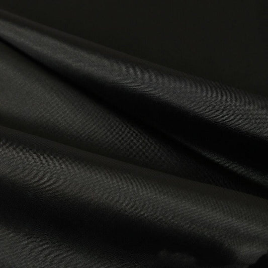 Vivolux | Wasserdichter schwarzer Polyester-Duschvorhang mit verschiedenen Größenoptionen