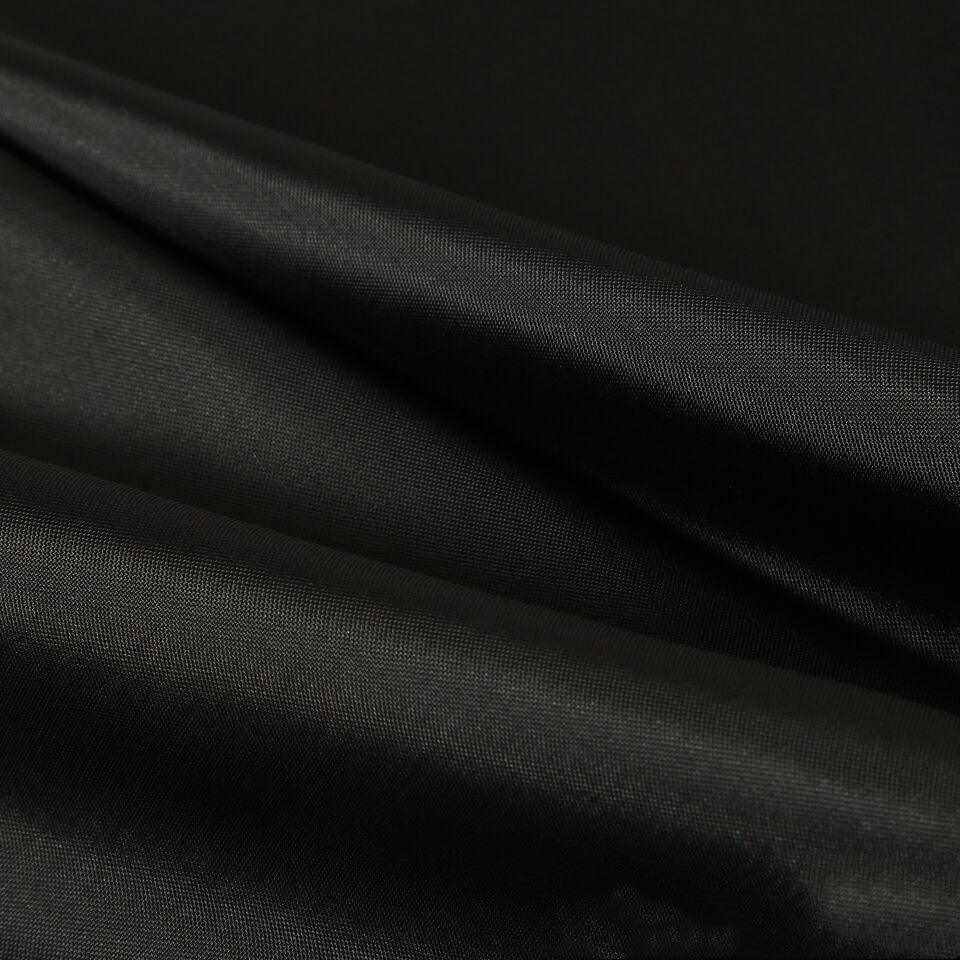 Vivolux | Wasserdichter schwarzer Polyester-Duschvorhang mit verschiedenen Größenoptionen
