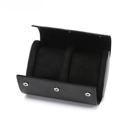 Vivolux | Vintage Leder 3-Slot Herren Uhrenbox für Reisen