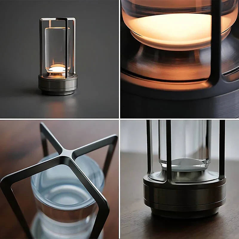 Vivolux | Wasserdichte und Tragbare Kristall-Tischlampe - AuroraGlow