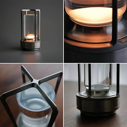 Vivolux | Wasserdichte und Tragbare Kristall-Tischlampe - AuroraGlow