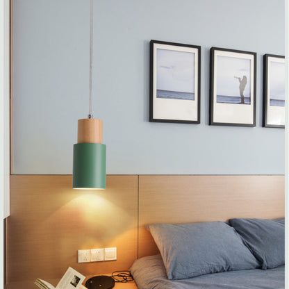 Vivolux | Designer Nordisch Holz Sockel Hängelampe