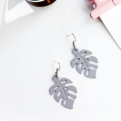Vivolux | NatureChic Monstera Ohrringe | Dangle Style | Zeitloser Schmuck