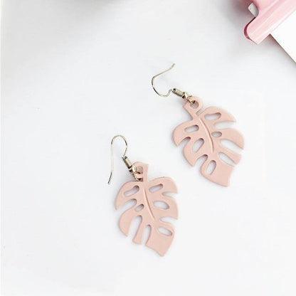 Vivolux | NatureChic Monstera Ohrringe | Dangle Style | Zeitloser Schmuck