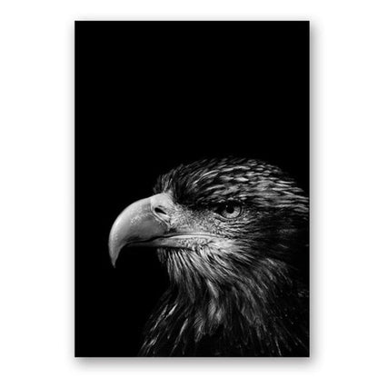 Vivolux | Natur Wildtiere Afrika Wildtiere Schwarz Weiß - Leinwand Wandkunst Malerei