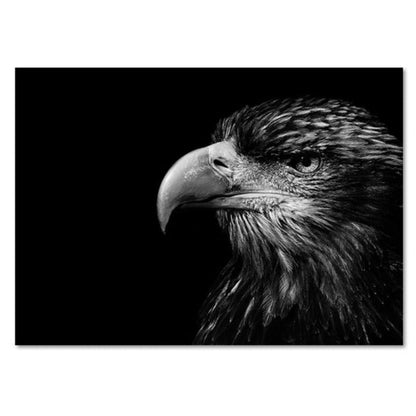 Vivolux | Natur Wildtiere Afrika Wildtiere Schwarz Weiß - Leinwand Wandkunst Malerei