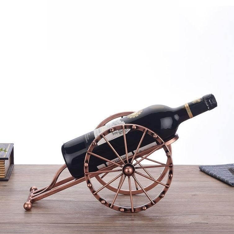 Vivolux | Antique Kanone Weinflaschenhalter