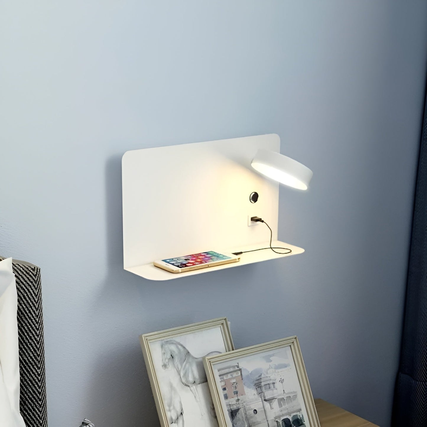 Vivolux | Wandleuchte – Aufladbare Eleganz mit USB-LED-Beleuchtung für luxuriöse Atmosphäre