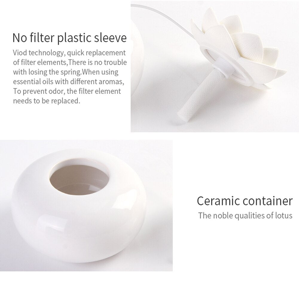 Lotus Ceramic Simplicity Aroma Luftbefeuchter