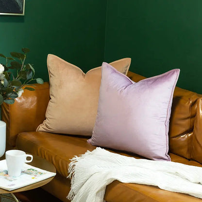 Vivolux | VelvetLuxe – Elegante Samt-Kissenbezug mit raffinierten Details