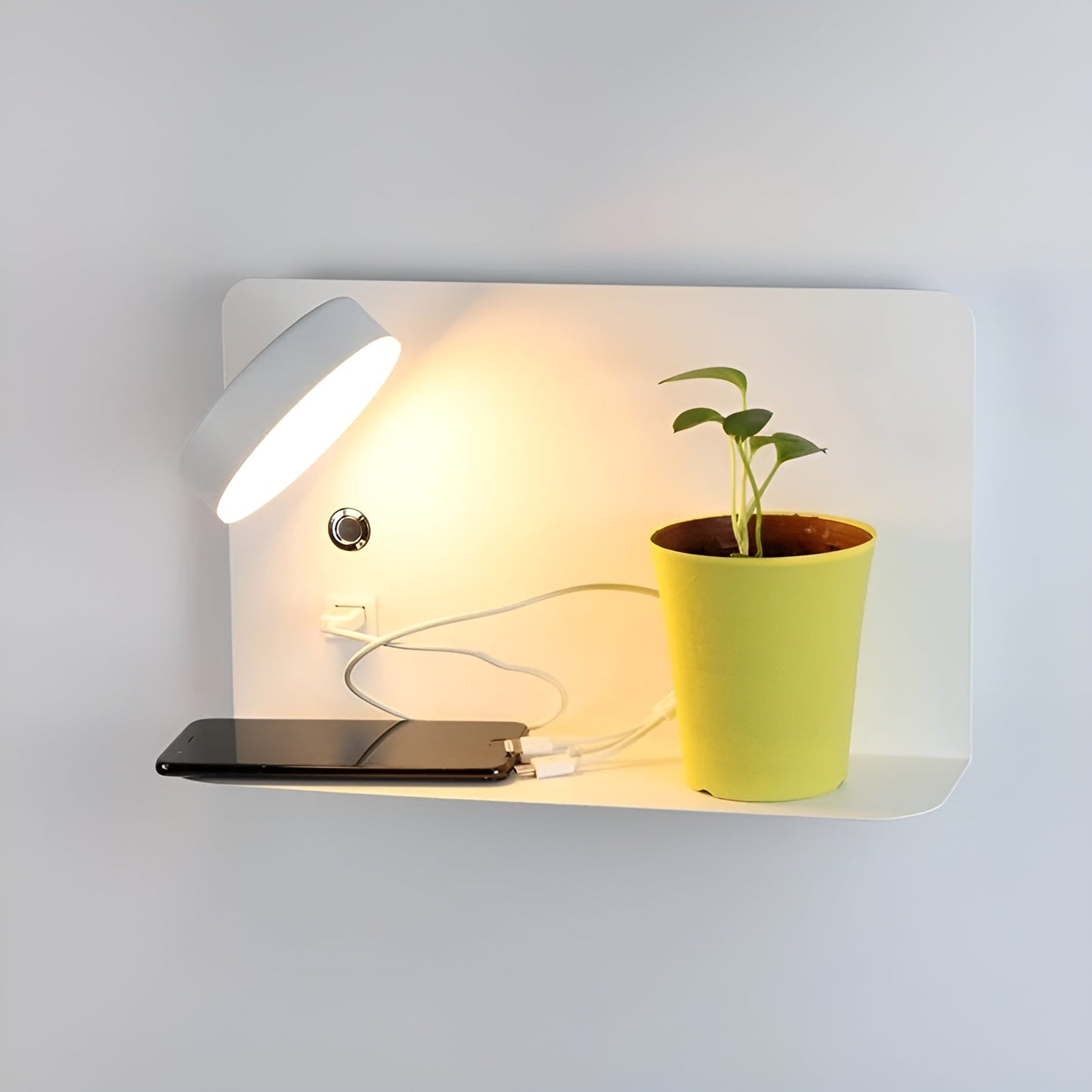 Vivolux | Wandleuchte – Aufladbare Eleganz mit USB-LED-Beleuchtung für luxuriöse Atmosphäre