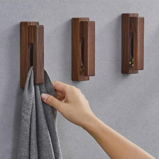 Vivolux | Nordische Holzhandtuchhalter für das Badezimmer
