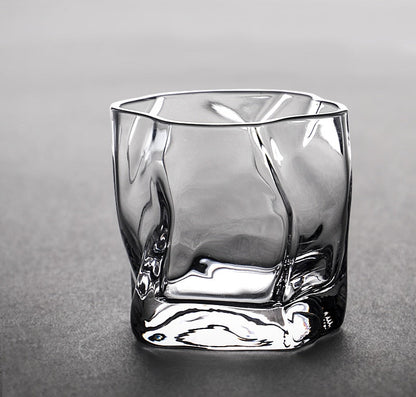 Vivolux | Verzerrte Textur Whisky Glas Set