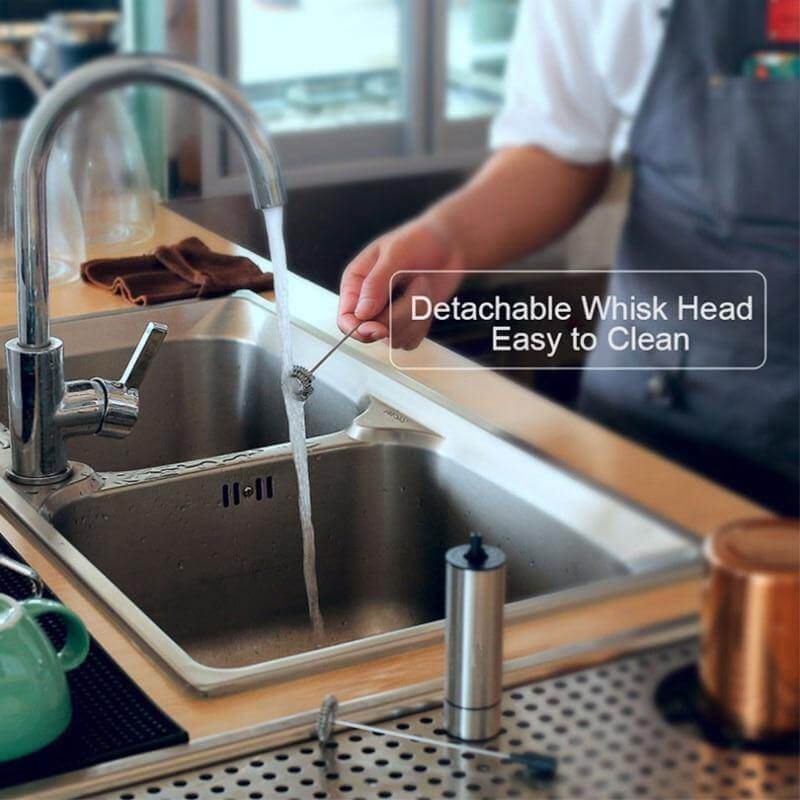 Vivolux | Professioneller tragbarer Kaffee-Milchaufschäumer