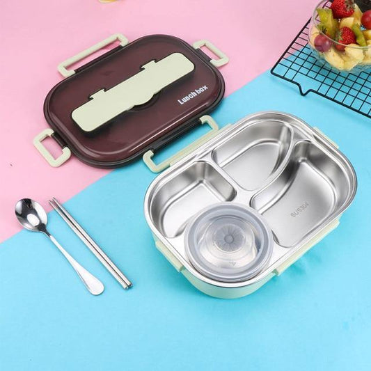 Vivolux | Edelstahl auslaufsichere Lunchbox Behälter